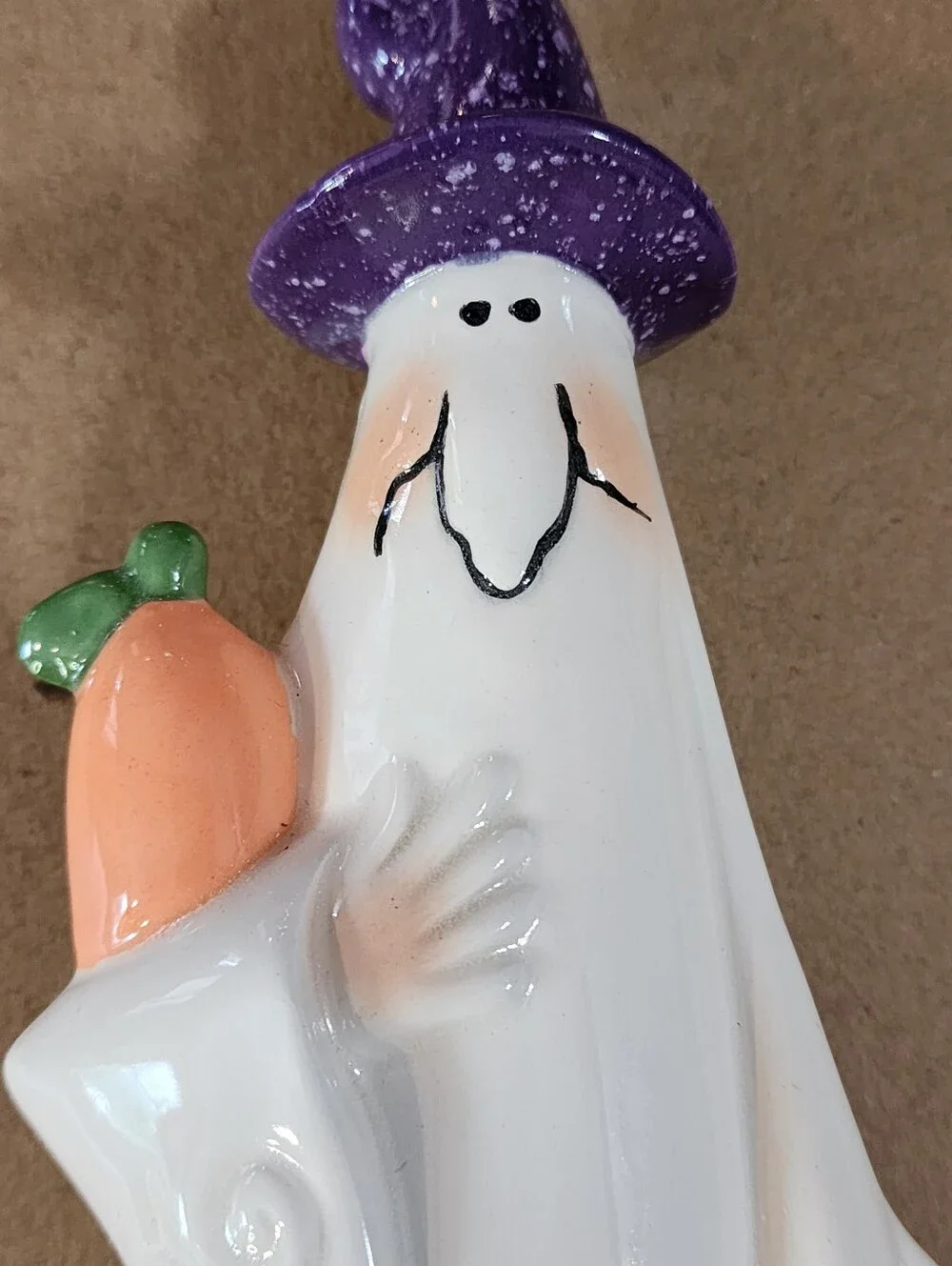 Vintage Ceramic Halloween Pencil Ghost Witch Pumpkin Figure Decor 9